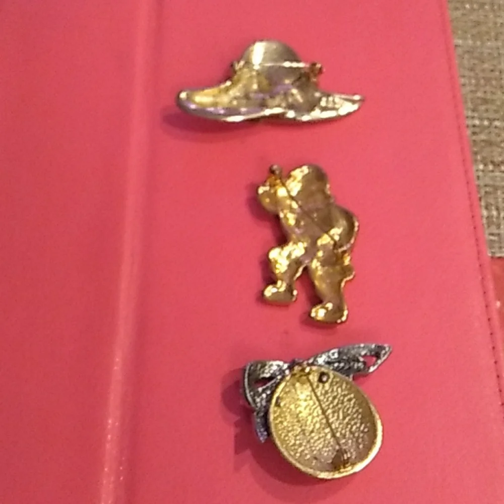 Bundle Of 3 Holiday Brooches